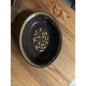 Franciscan Jamoca • Oval Relish / Serving Bowl • 7" • Made in USA